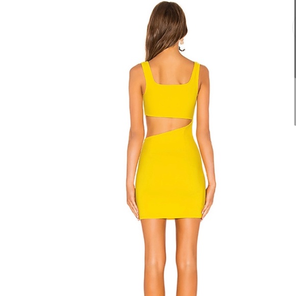 h:ours yellow Tarantino Dress - Picture 2 of 5
